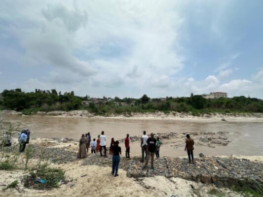 Site visit for our NbS project at Karakata and Mji Mpya settlements along Msimbazi River Basin to understand areas for baseline study and intervention on nature and people initiatives
