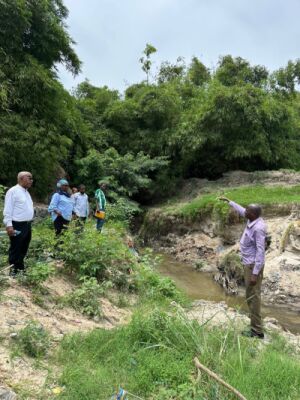 Site visit for our NbS project at Karakata and Mji Mpya settlements along Msimbazi River Basin to understand areas for baseline study and intervention on nature and people initiatives