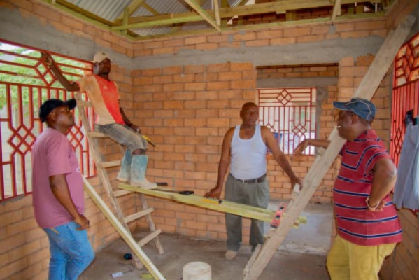 CCI KWA USHIRIKIANO NA HABITAT INATEKELEZA SULUHU ZA NYUMBA NAFUU KWA MASIKINI WA MJINI KATIKA MAKAZI YA CHANIKA, DARESSALAAM.